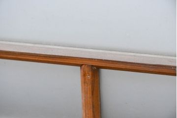 アンティーク建具　大正ロマン　ナチュラルな素材で柔らかな雰囲気のお部屋にもピッタリな窓2枚セット(引き戸、ガラス窓)(R-083425)