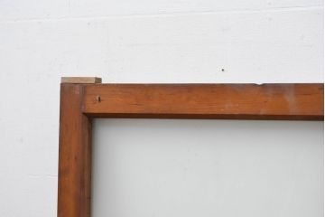アンティーク建具　落ち着いた和の雰囲気を演出できる窓2枚セット(引き戸、ガラス窓)(R-083431)