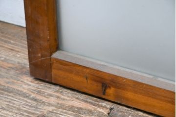 アンティーク建具　落ち着いた和の雰囲気を演出できる窓2枚セット(引き戸、ガラス窓)(R-083431)