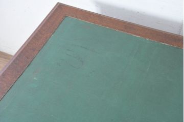和製アンティーク　大正ロマン　最高級!!　古い洋館から出た素晴らしい作り込みの名品!!格式高い楢(ナラ)材製ニーホールデスク(両袖机、ワークデスク、在宅用、在宅ワーク用)(R-083440)