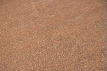 アメリカビンテージ　高級品!!　ガラストップ　上質なチーク材の四本脚コーヒーテーブル(丸テーブル、ラウンドテーブル、2P、3P、4P、三人掛け、四人掛け、二人掛けダイニングテーブル、カフェテーブル、ヴィンテージ)(R-083441)