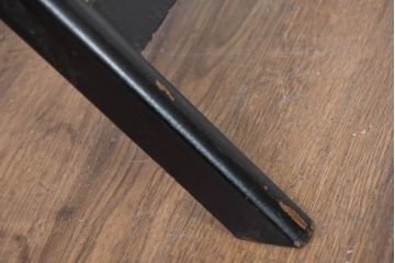 フィリピンビンテージ　パーケットリートップ　使い勝手抜群な折り畳みサイドテーブル(コーヒーテーブル、ナイトテーブル、花台、飾り台、ヴィンテージ)(R-083444)