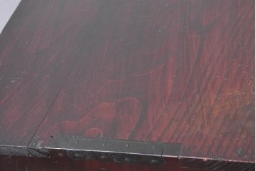 和製アンティーク　明治大正期　前面栗材　縁起の良い熨斗宝珠金具　置くだけで絵になる美しさを持つ米沢箪笥(和たんす、衣装タンス、収納箪笥、整理箪笥、時代箪笥、引き出し)(R-083451)