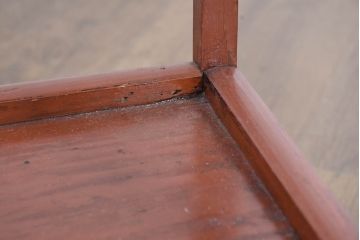 和製アンティーク　趣きある灯りで和の空間を演出する障子張り行灯(行燈、スタンドライト、間接照明、フロアスタンド)(R-083452)