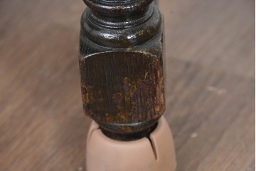 和製アンティーク　大正ロマン　古い洋館で使われていた彫刻入りチェア　(R-083456)