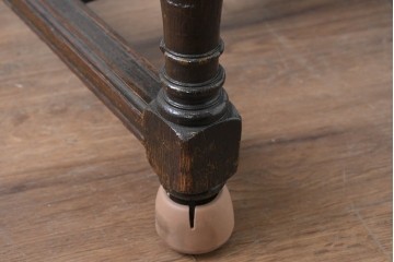 和製アンティーク　大正ロマン　古い洋館で使われていた彫刻入りチェア　(R-083456)