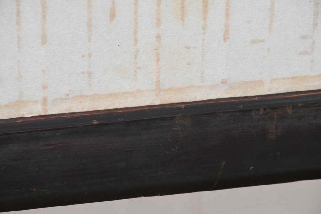 アンティーク建具　明治～大正期　細やかな筬組みが意匠性の高い筬欄間1枚　(R-083465)