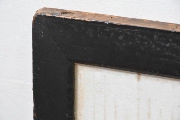 アンティーク建具　明治～大正期　細やかな筬組みが意匠性の高い筬欄間1枚　(R-083465)