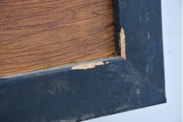 アンティーク建具　昭和初期　両面彫刻が施された松竹梅文様の欄間2枚セット　(R-083466)