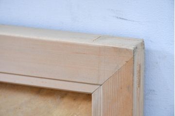 アンティーク建具　最高級　井波彫刻　躍動感と厚みのある松竹梅の彫刻が素敵な両面彫刻欄間2枚セット(明り取り、明かり取り)(R-083469)
