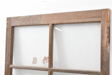 ヴィンテージ建具　昭和中期　レトロ感漂う素朴な木枠が魅力のドア1枚　(R-083474)