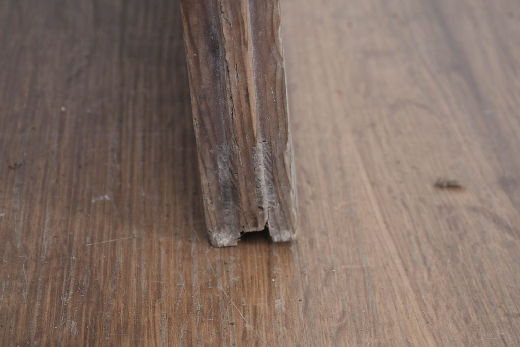 アンティーク建具　裏障子と裏ガラスを組み込んだ格子戸3枚セット　(R-083479)