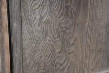 アンティーク建具　裏障子と裏ガラスを組み込んだ格子戸3枚セット　(R-083479)