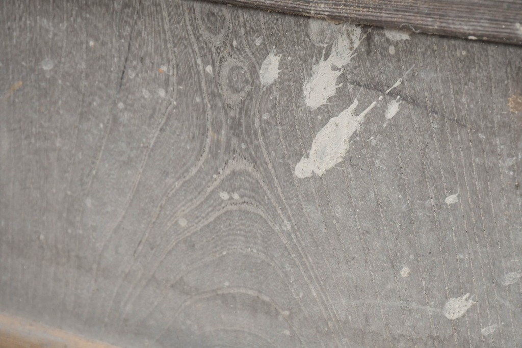 アンティーク建具　明治期　味わいのある木味の裏障子付き格子戸3枚セット　(R-083480)