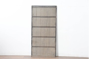 アンティーク建具　奥ゆかしい日本の美を感じさせる格子戸1枚(リペア時障子は張りません)　(R-083481)