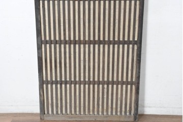 アンティーク建具　奥ゆかしい日本の美を感じさせる格子戸1枚(リペア時障子は張りません)　(R-083481)