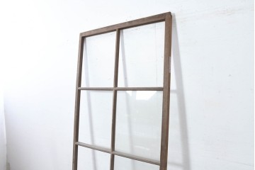 アンティーク建具　昭和初期　ガラス面を大きくとった素朴な引き戸1枚　(R-083482)