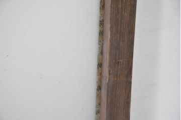 アンティーク建具　使い込まれた風合いが味わい深いガラス戸2枚セット(引き戸)(R-083483)