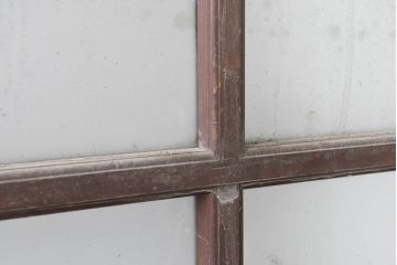 アンティーク建具　味わい深い風合いが懐かしさを感じるガラス戸3枚セット(引き戸)(R-083485)