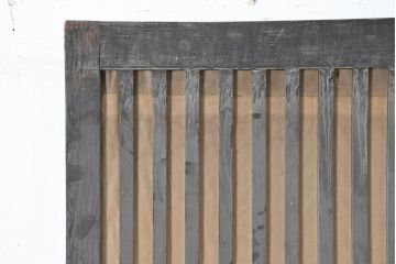 アンティーク建具　シンプルでありながらも奥ゆかしい日本の美を感じさせる格子戸1枚(引き戸、障子戸)(リペア時障子は張りません)(R-083489)