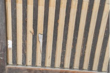 アンティーク建具　シンプルでありながらも奥ゆかしい日本の美を感じさせる格子戸1枚(引き戸、障子戸)(リペア時障子は張りません)(R-083489)