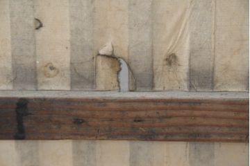 アンティーク建具　シンプルでありながらも奥ゆかしい日本の美を感じさせる格子戸1枚(引き戸、障子戸)(リペア時障子は張りません)(R-083489)