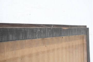 アンティーク建具　シンプルでありながらも奥ゆかしい日本の美を感じさせる格子戸1枚(引き戸、障子戸)(リペア時障子は張りません)(R-083489)