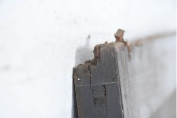 アンティーク建具　和の情緒あふれる障子帯戸1枚(引き戸、板戸、格子帯戸、障子戸)(R-083490)