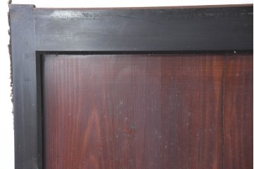 アンティーク建具　明治大正期　重厚な木枠の障子帯戸3枚セット　(R-083491)