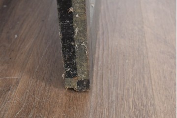 アンティーク建具　明治大正期　重厚な木枠の障子帯戸3枚セット　(R-083491)