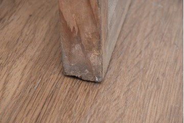 ヴィンテージ建具　昭和中期　涼し気な格子組みの夏戸2枚セット　(R-083493)