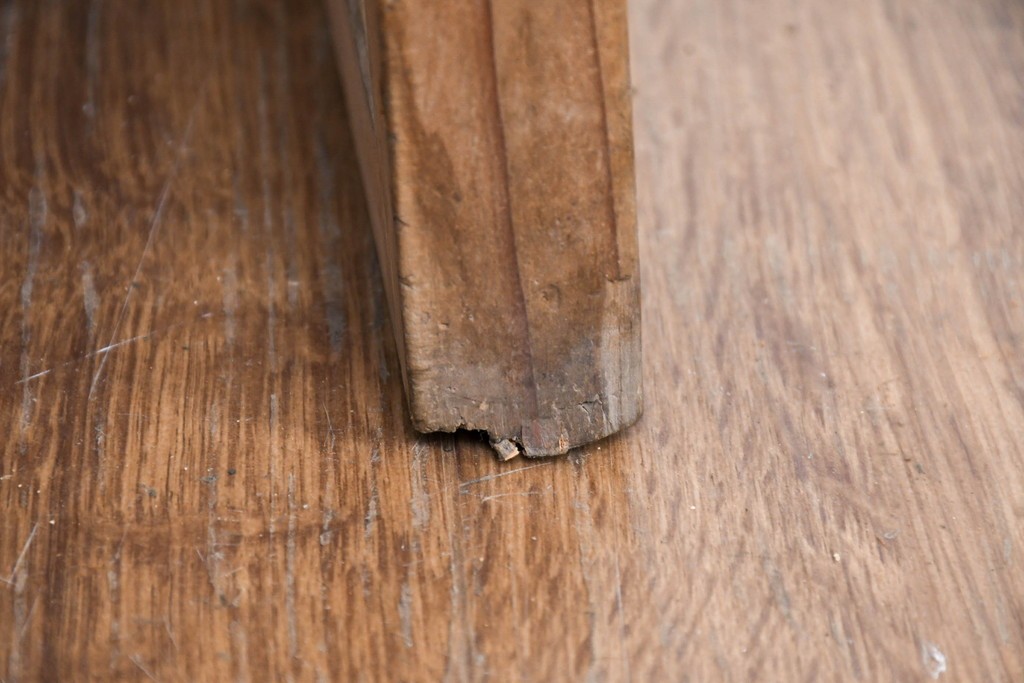 ヴィンテージ建具　昭和中期　涼し気な格子組みの夏戸3枚セット　(R-083495)