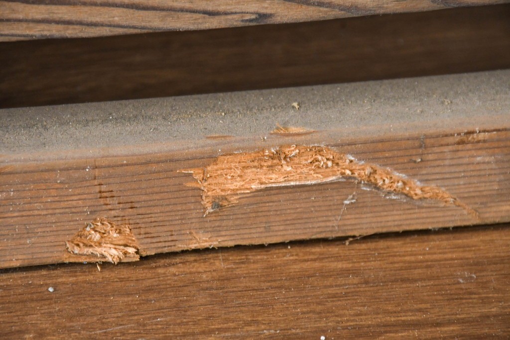 ヴィンテージ建具　昭和中期　涼し気な格子組みの夏戸3枚セット　(R-083495)