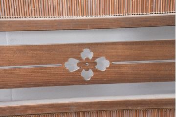 アンティーク建具　涼しげな和の空間を演出する夏戸4枚セット(引き戸、簾戸、簀戸、葭戸、すど、夏障子)(R-083499)