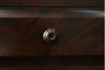 中古　北海道民芸家具　HM165K　高級感漂う上品な佇まいの食器棚　定価約43万円　(R-083506)