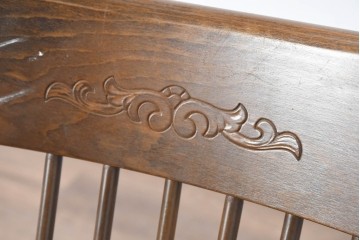 和製ヴィンテージ　マツダ家具(松田家具)　ゆったりとしたくつろぎの空間を演出するロッキングチェア　(R-083510)