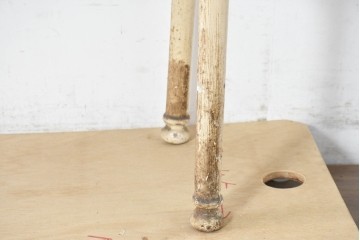 和製ヴィンテージ　カフェ風インテリアが叶う小振りな三面ガラスケビントガラスケース　(R-083514)