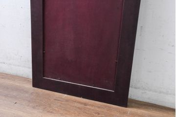 中古　美品　スペイン高級家具　マリネール(MARINER)　圧倒的な存在感!!優雅な空間を演出する装飾壁掛けミラー(ウォールミラー、壁面鏡、姿見、インテリアミラー、陶板装飾、西洋)(R-083517)