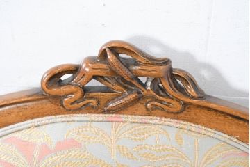 中古　美品!!　最高級モデル　メデア(Medea)　ART-919　アール・ヌーヴォー様式　クラシカルな美しさと繊細な職人技が光るアームチェア(アール・ヌーボー様式、ダイニングチェア、椅子、イス)(定価約65万円)(R-083521)
