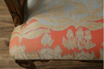 中古　美品!!　最高級モデル　メデア(Medea)　ART-919　アール・ヌーヴォー様式　クラシカルな美しさと繊細な職人技が光るアームチェア　定価約65万円相当　(R-083521)