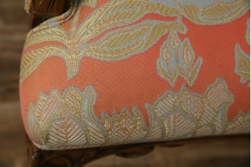 中古　美品!!　最高級モデル　メデア(Medea)　ART-919　アール・ヌーヴォー様式　クラシカルな美しさと繊細な職人技が光るアームチェア　定価約65万円相当　(R-083521)