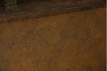 イギリスアンティーク　上手物!!　オーク材　曲線美と風格を兼ね備えたバルボス脚のライティングビューロー　(R-083529)