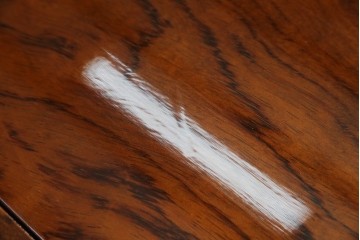 和製ヴィンテージ　マルニ木工　ベルサイユシリーズ　上品な杢目が魅力的なエクステンションテーブル　(R-083532)