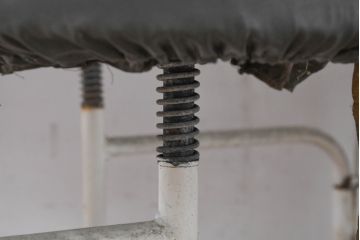 6脚格納スツール付きテーブル(6人掛け、ダイニングテーブル、作業台)(R-083533)