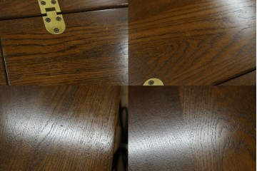 中古　美品　名門家具メーカー 葉山家具　葉山ガーデン　葉山クラシックシリーズ　優美なローズ&リーフ模様の彫刻がクラシック感を高めるドレッシングチェスト　定価約30万円　(R-083536)