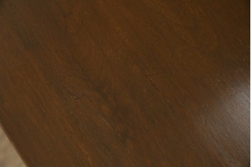 和製ビンテージ　樺(カバ)材　和とモダンデザインが融合した楔(クサビ)式横桟の民芸風ローテーブル　(R-083545)