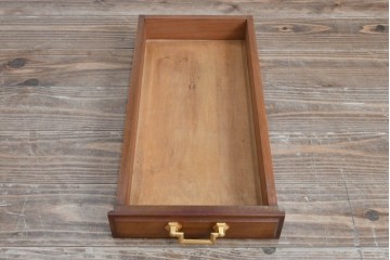 中古　maruni(マルニ木工)　地中海ロイヤルシリーズ(ROYAL)　上品で繊細な装飾が英国クラシックを彷彿とさせる引き出し付きエンドテーブル　定価約13万円　(R-083550)