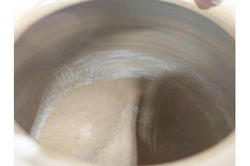 永楽善五郎　乾山写　梅絵　透かし　空間に格調高い趣を添える手焙(手あぶり、即中斎書付、茶道具、裏印、共箱付)(R-083555)