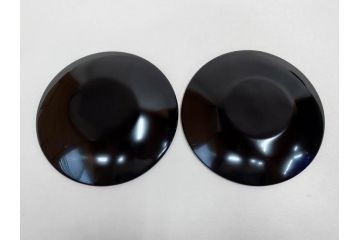古今菁峰　輪島塗　蒔絵　五聖模様　花の丸　空間に優美な彩りを添える卓上膳・銘々皿・茶托 各5客セット(松、竹、梅、木製、漆器、漆芸、お膳、御膳、お盆、茶道具、菓子器、小皿、和食器、和皿、草花、共箱付)(R-083557)