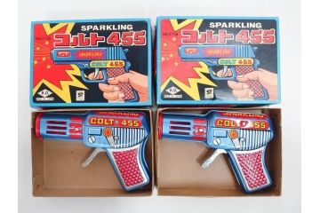 HAWK PISTOL スパークリングコルト455　ピストル　おもちゃ　トイガン　ブリキ銃まとめて26点セット(SUNSTAR、KING、FUJI、No.1、BEST、SPARKLING COLT、玩具)(R-083558)